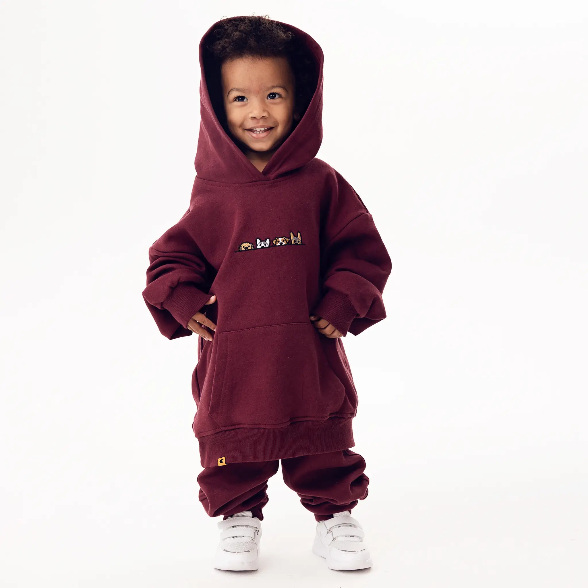 Adult Matching Doggies Hoodie – Embroidered