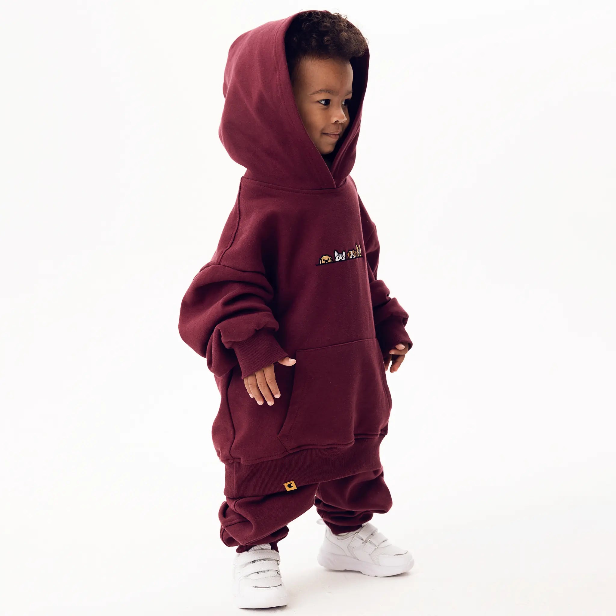 Adult Matching Doggies Hoodie – Embroidered