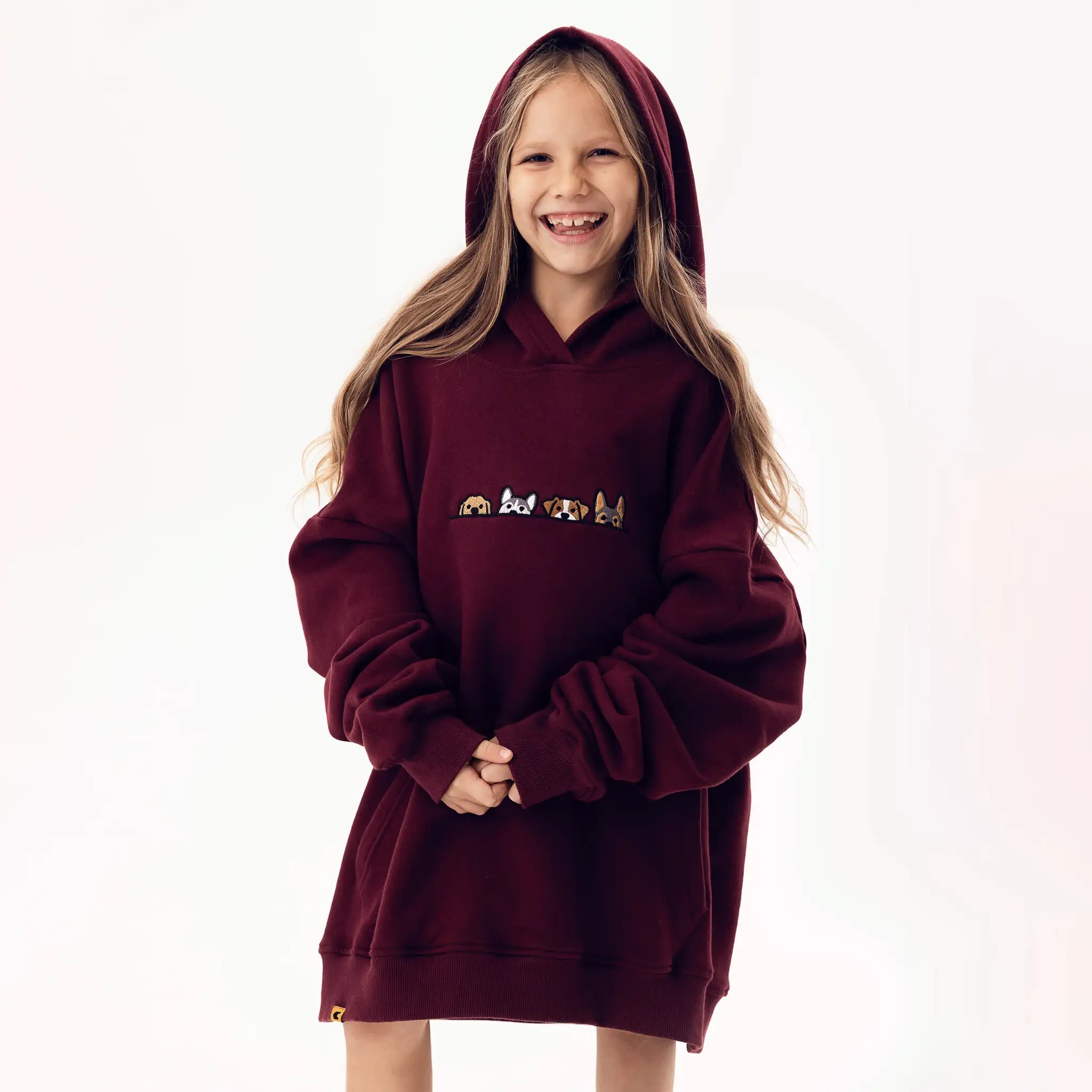 Adult Matching Doggies Hoodie – Embroidered