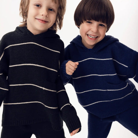 Striped Knit Set