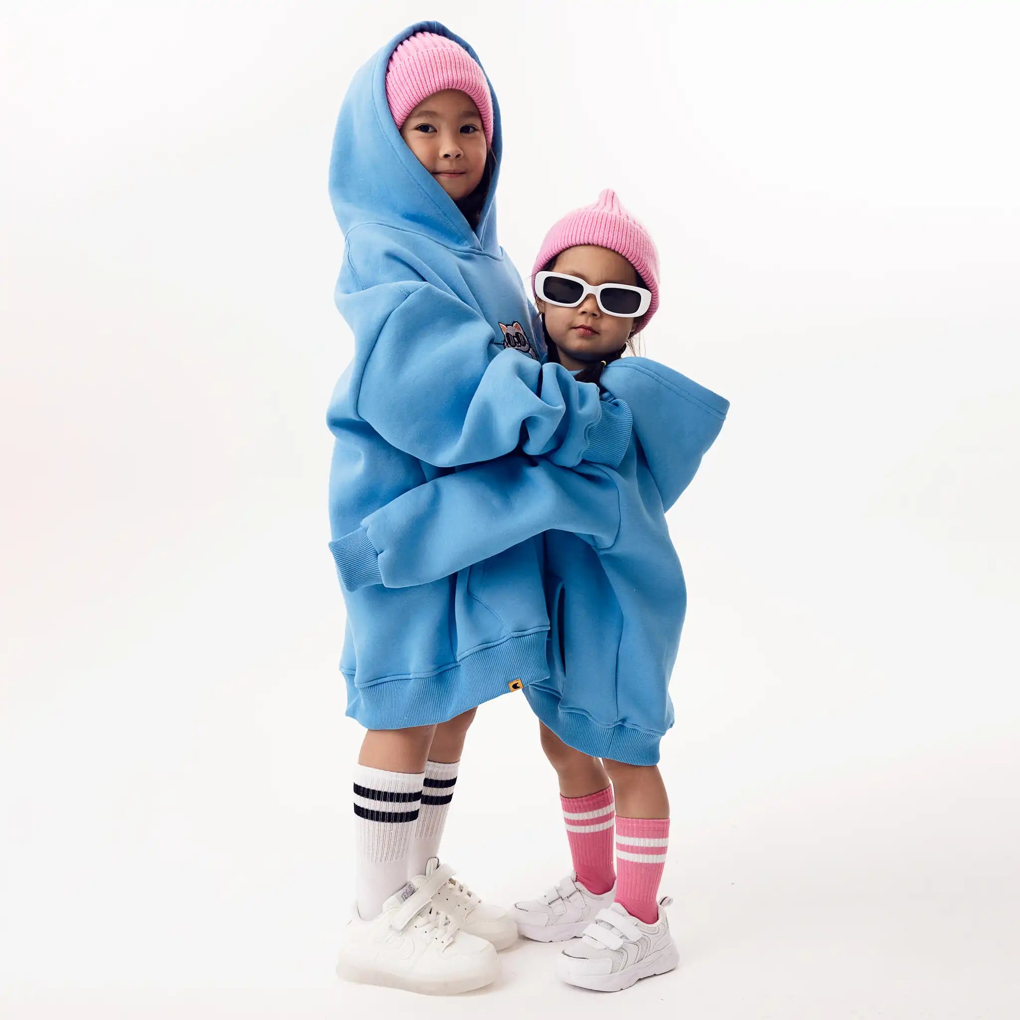 Adult Matching Chill Cat Hoodie – Embroidered