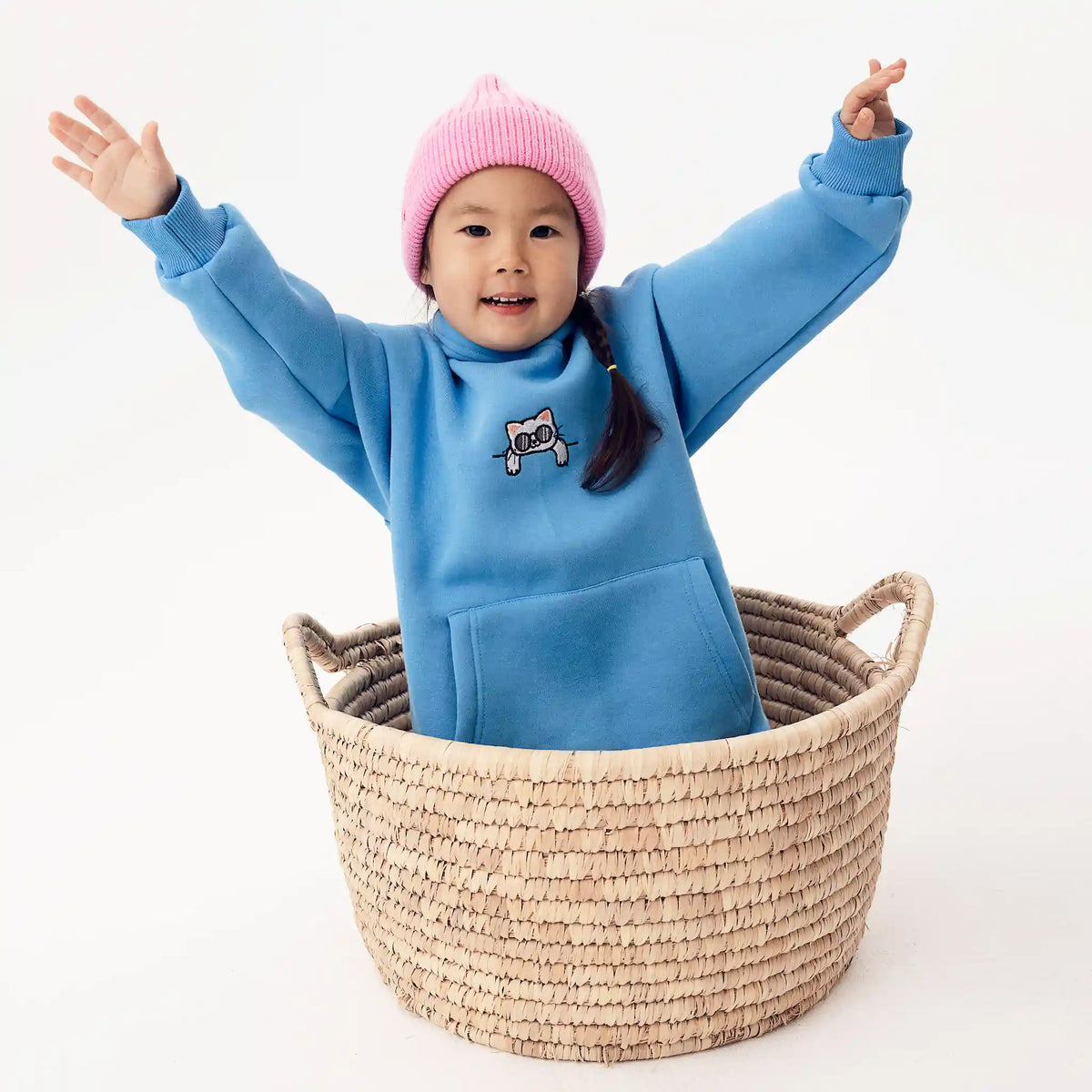 Chill Cat Hoodie – Embroidered