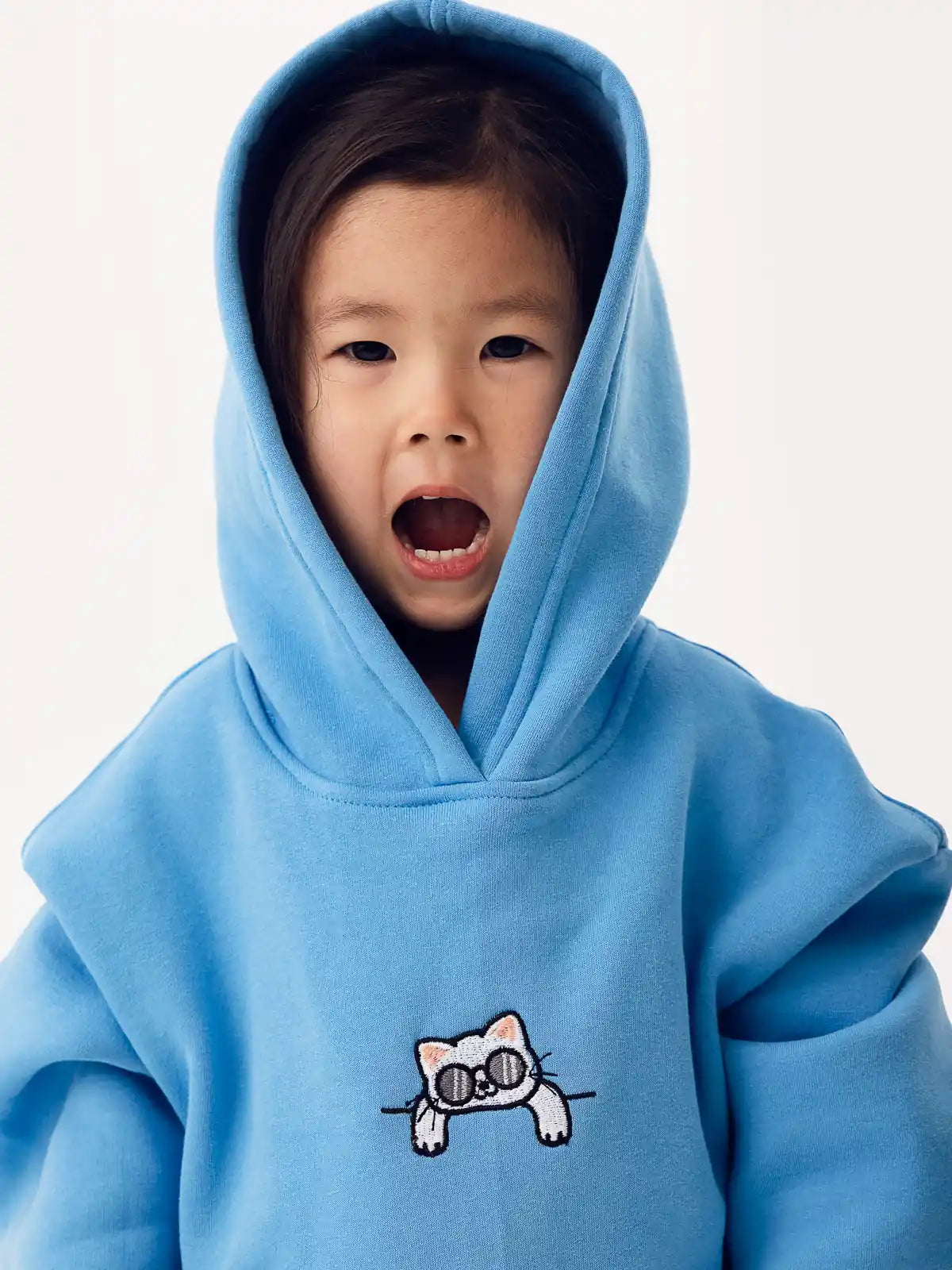 Chill Cat Hoodie – Embroidered