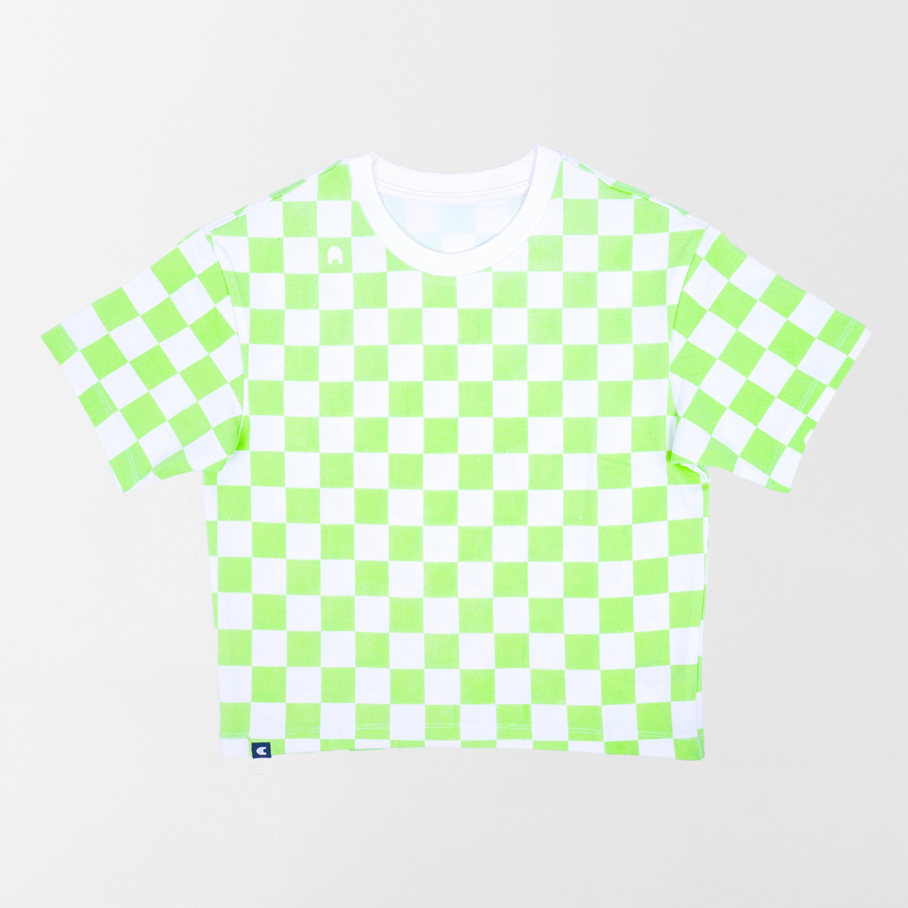 Checkerboard Oversized Tee