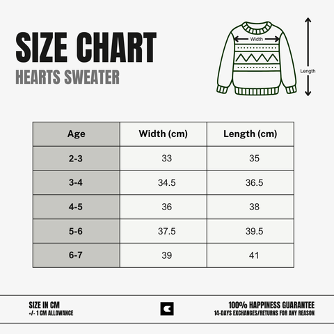 Festive Hearts Sweater