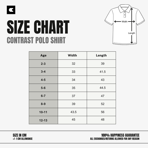 Contrast Collar Polo