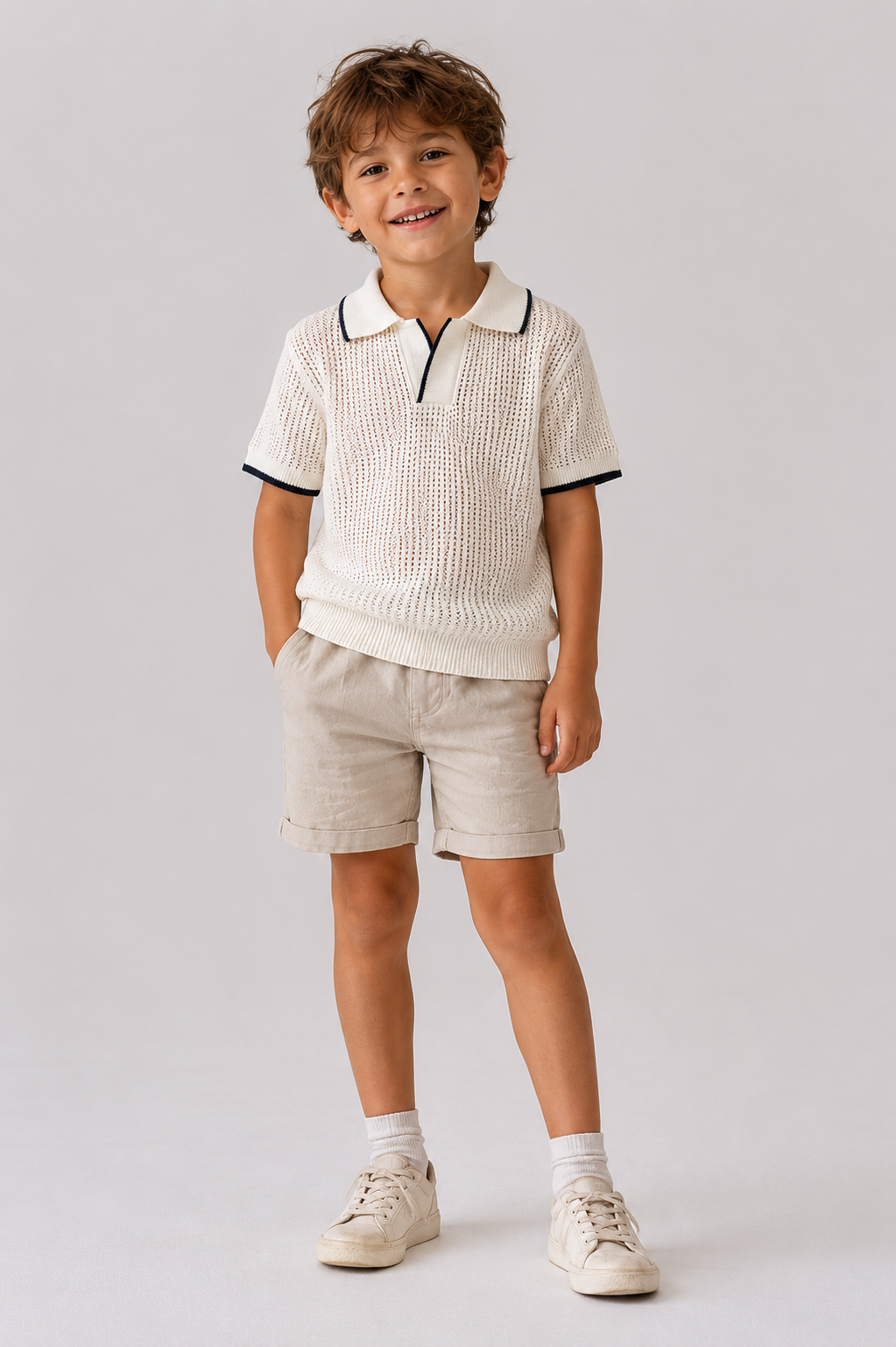 Knit Polo Shirt (2-6)