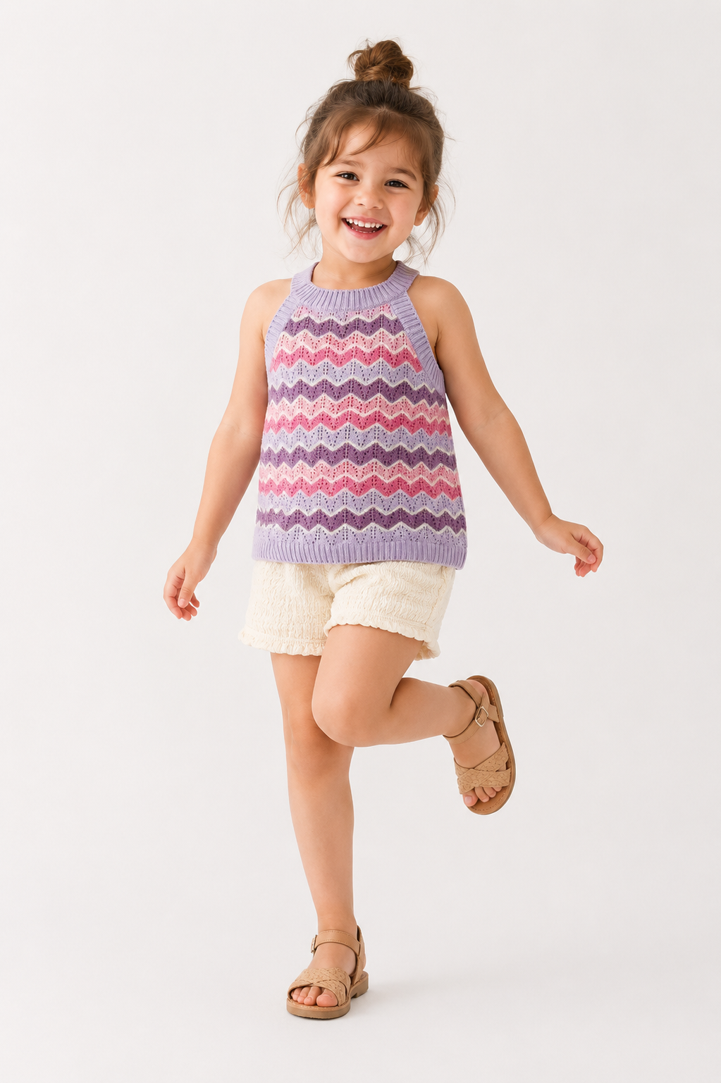 Knit Sleeveless Shirt (2-5)