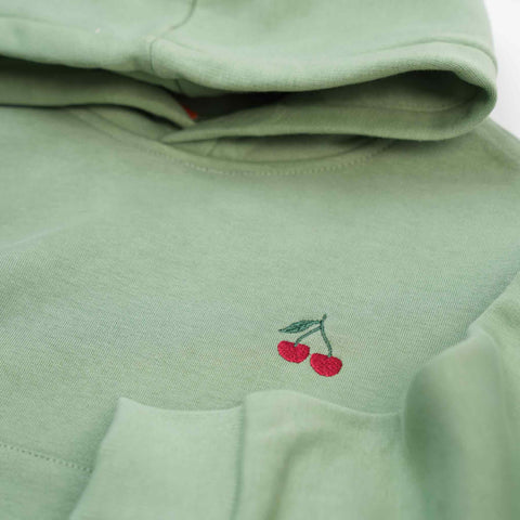 Embroidered Cherry Hoodie