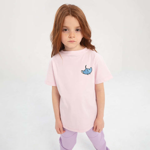 Manta ray Embroidered Tee
