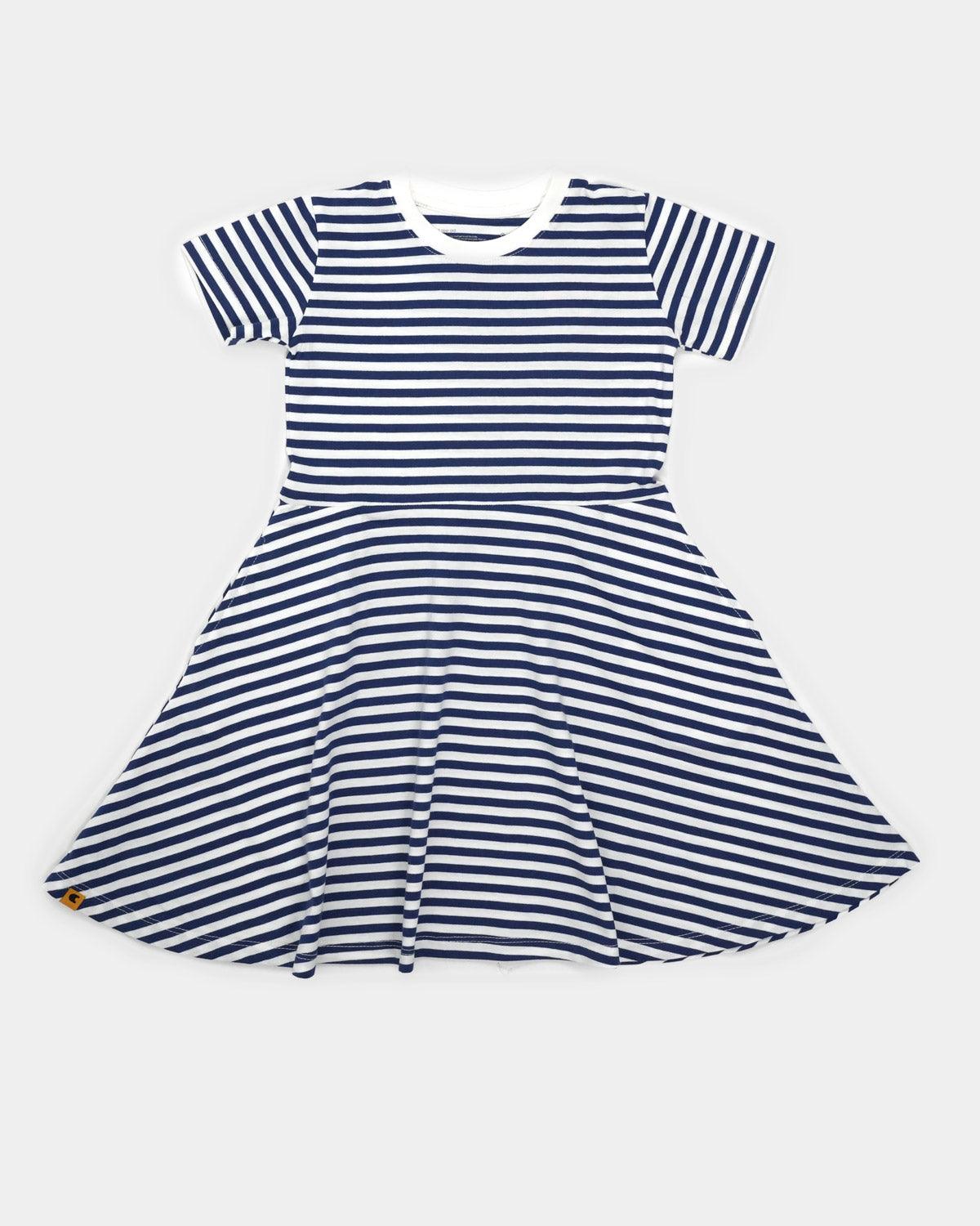 Striped Twirly Dress - Colour Capsules