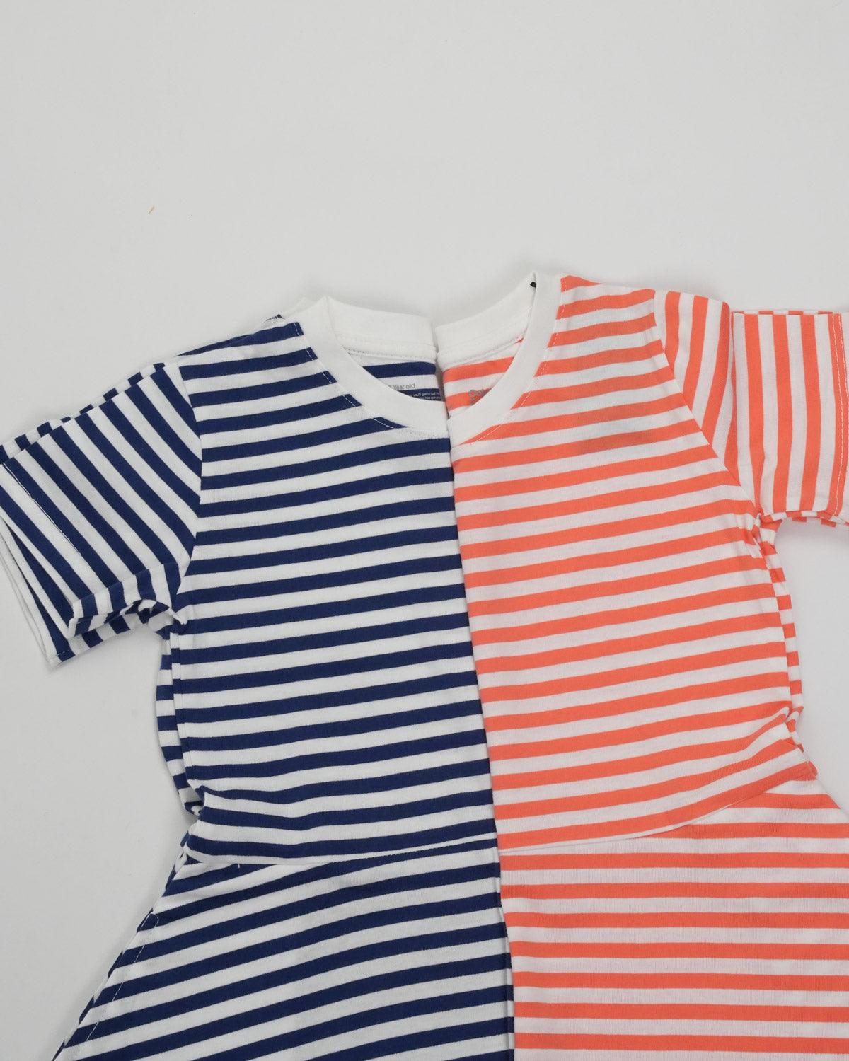 Striped Twirly Dress - Colour Capsules